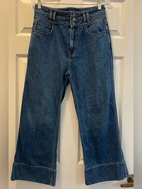 Current/Elliott THE PINBALL CROPPED MARITIME jean, size 29.